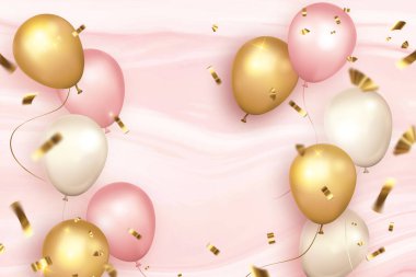 Mutlu yıllar balon arka planı