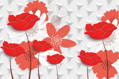 Özel 3D Fotoğraf Duvar Kağıdı Modern Basit Sanat Salonu TV Arkaplan Duvarı Kağıdı