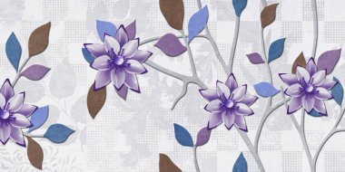 Özel 3D Fotoğraf Duvar Kağıdı Modern Basit Sanat Salonu TV Arkaplan Duvarı Kağıdı