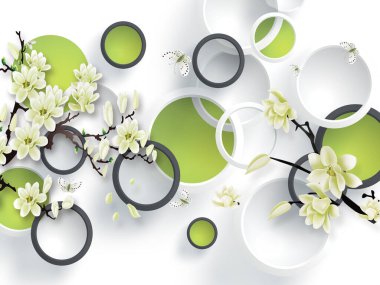 Özel 3D Fotoğraf Duvar Kağıdı Modern Basit Sanat Salonu TV Arkaplan Duvarı Kağıdı