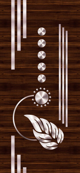 3D дизайн ламинированных дверей и фоновая бумага