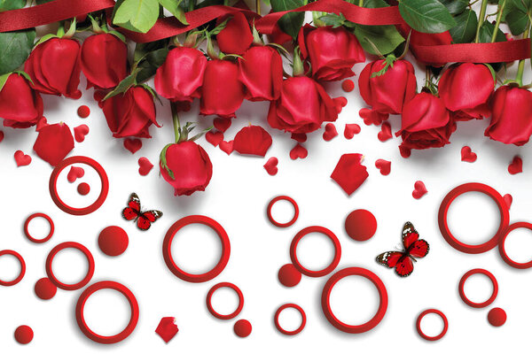 Изготовленные на заказ обои для 3D фото Современное простое искусство