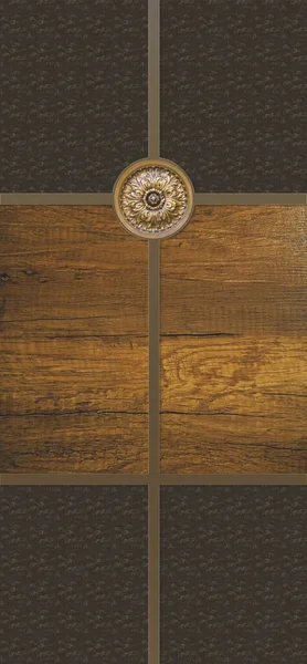 Bedruckbare Holz Moderne Laminat Tür Haut Design Und Hintergrund Tapete — Stockfoto