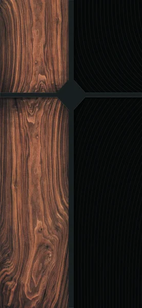 Desain Kulit Pintu Laminasi Modern Kayu Yang Dapat Dicetak Dan — Stok Foto