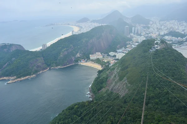 Rio de Janeiro. Widok z lotu ptaka — Zdjęcie stockowe