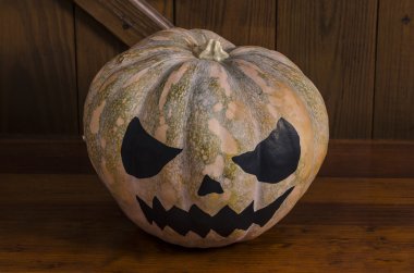 Cadılar Bayramı Balkabağı Kafa