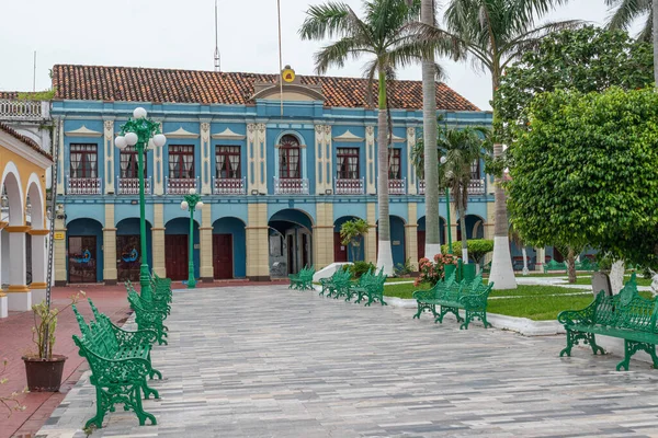 Tlacotalpan Veracruz Mexico August 2021 Типовий Вид Вулицю Тлакоталпані Центрі — стокове фото