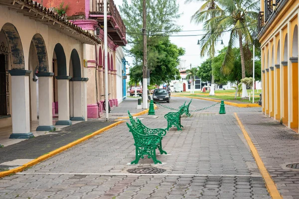 Tlacotalpan Veracruz Mexico Ağustos 2021 Bulutlu Bir Günde Tlacotalpan Şehir — Stok fotoğraf