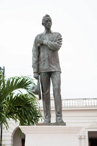 Tlacotalpan Veracruz Mexico August 2021 Statue Agustin Lara Famous Singer — Stock Photo, Image