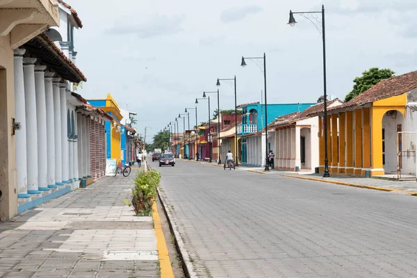 Tlacotalpan Veracruz Mexico Agosto 2021 Vista Calle Ciudad Colonial Mexicana —  Fotos de Stock