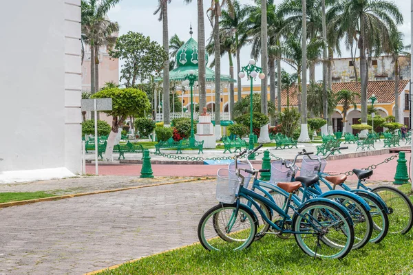 Tlacotalpan Veracruz Mexico Sierpnia 2021 Widok Ulicy Typowego Centrum Miasta — Zdjęcie stockowe