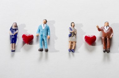 Çiftler. Sevgililer günü