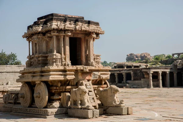 Rovine Hampi Patrimonio Mondiale Unesco — Foto Stock