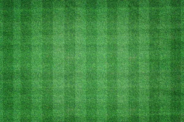Green Lawn Soccer Football Field Striped Grass Texture Sport Background — Stock Photo, Image