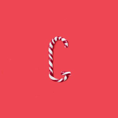 Büyük boy şeker ve şeker fontu. G harfi