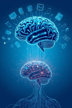 İnsan beyni tüm görevleri yapay zekaya verir.