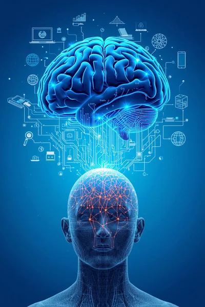 İnsan beyni tüm görevleri yapay zekaya verir.