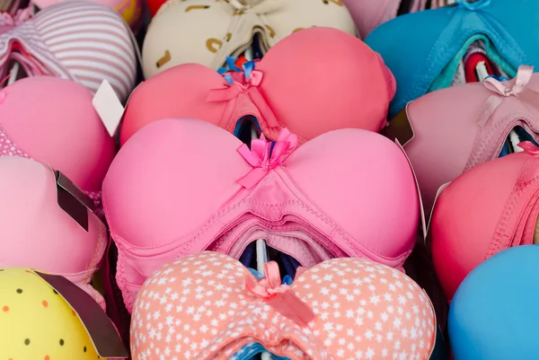 Colorful lingerie at local market — Stock Photo, Image