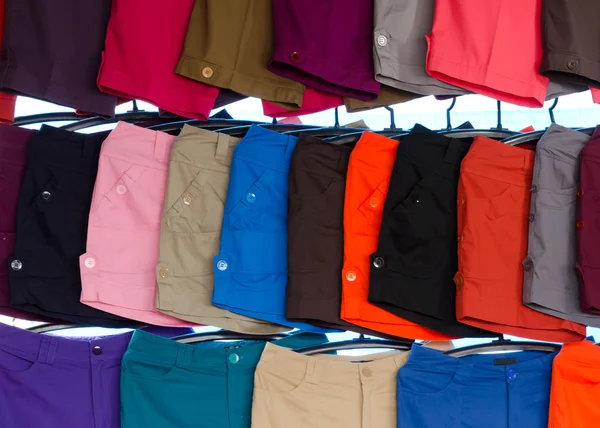 Colorful short pants — Stock Photo, Image