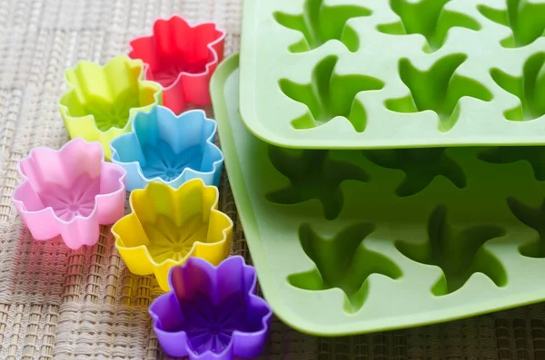 Çikolata ve jöle için renkli silikon küf