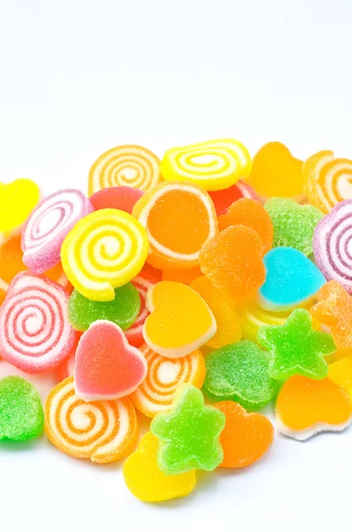 Красочные и сладкие конфеты желе — стоковое фото