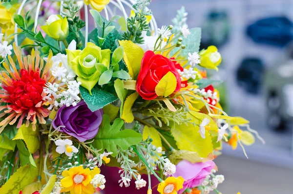 Dekorative kunstige blomster - Stock-foto