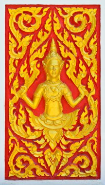 Tay Tapınağı Duvar, altın melek heykel