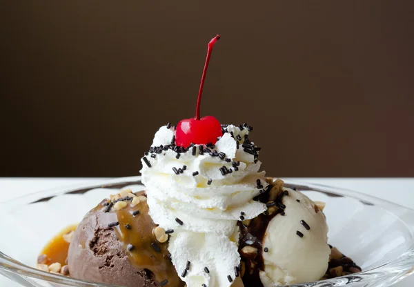 アイスクリームサンデー — ストック写真