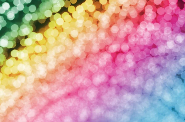Abstract de-focused colorful lights bokeh background — Stock Photo, Image