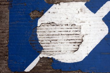 Yırtık posterli eski grunge posterleri