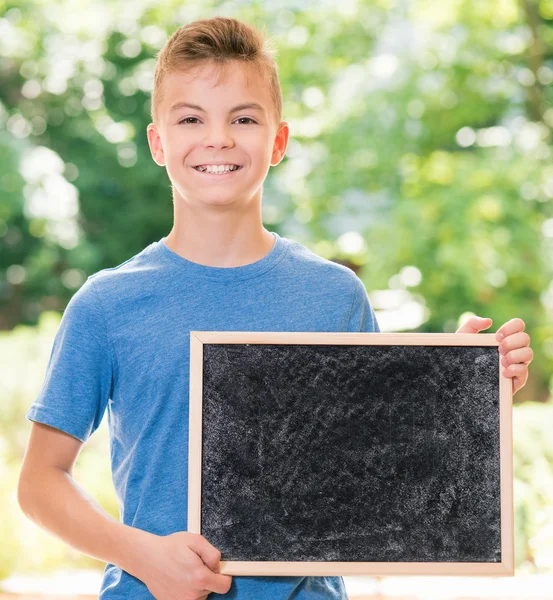 Menino de volta para a escola — Fotografia de Stock