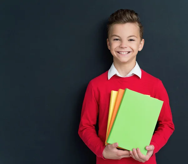 Junge zurück in die Schule — Stockfoto