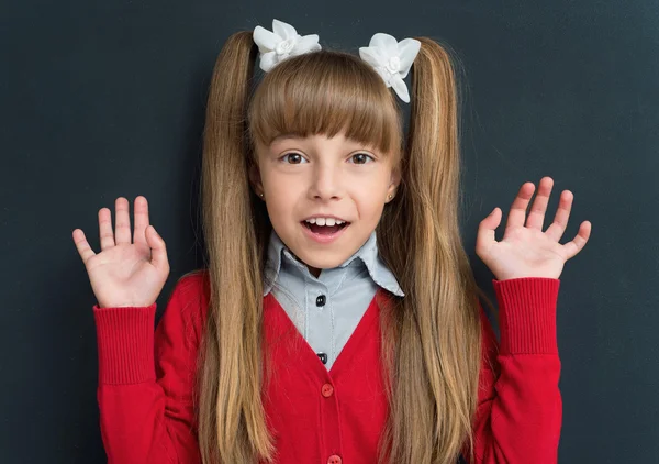 Girl back to school — Stock Photo, Image