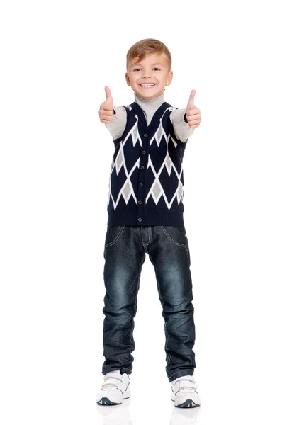 Portrét chlapce, samostatný — Stock fotografie