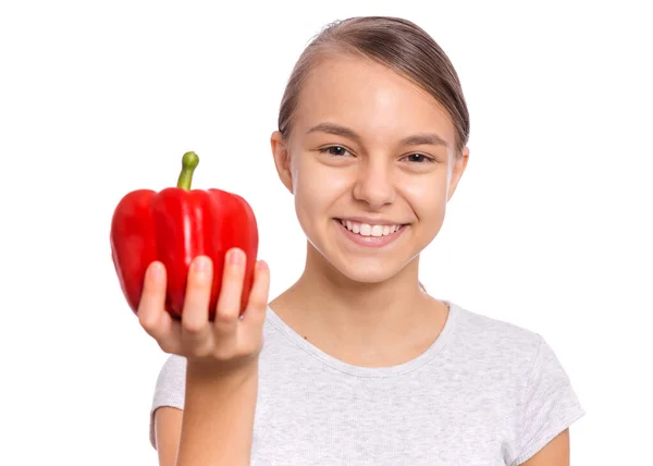 Emociones de chicas y comida — Foto de Stock