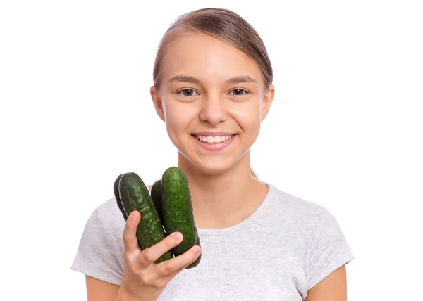 Emociones de chicas y comida — Foto de Stock