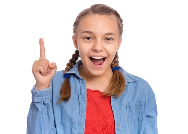 Mädchen Emotionen und Zeichen — Stockfoto