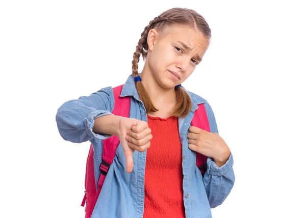 Girl emotions and signs — Stock Photo, Image