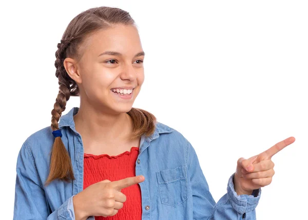 Mädchen Emotionen und Zeichen — Stockfoto