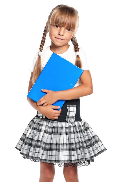 Menina com livro — Fotografia de Stock