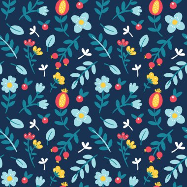 Çiçeklerle, bitkilerle, dallarla, böğürtlenlerle, yapraklarla, doğa