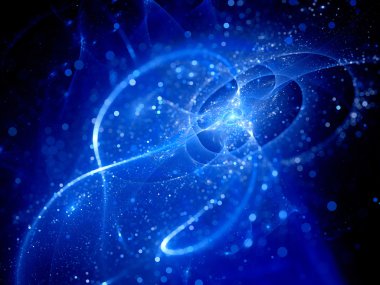 Mavi parlayan yıldızlar arası iletişim