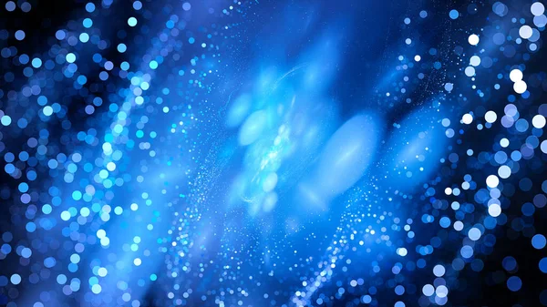 Armazenamento Nuvem Azul Com Pacotes Dados Bokeh Fundo Abstrato Gerado — Fotografia de Stock