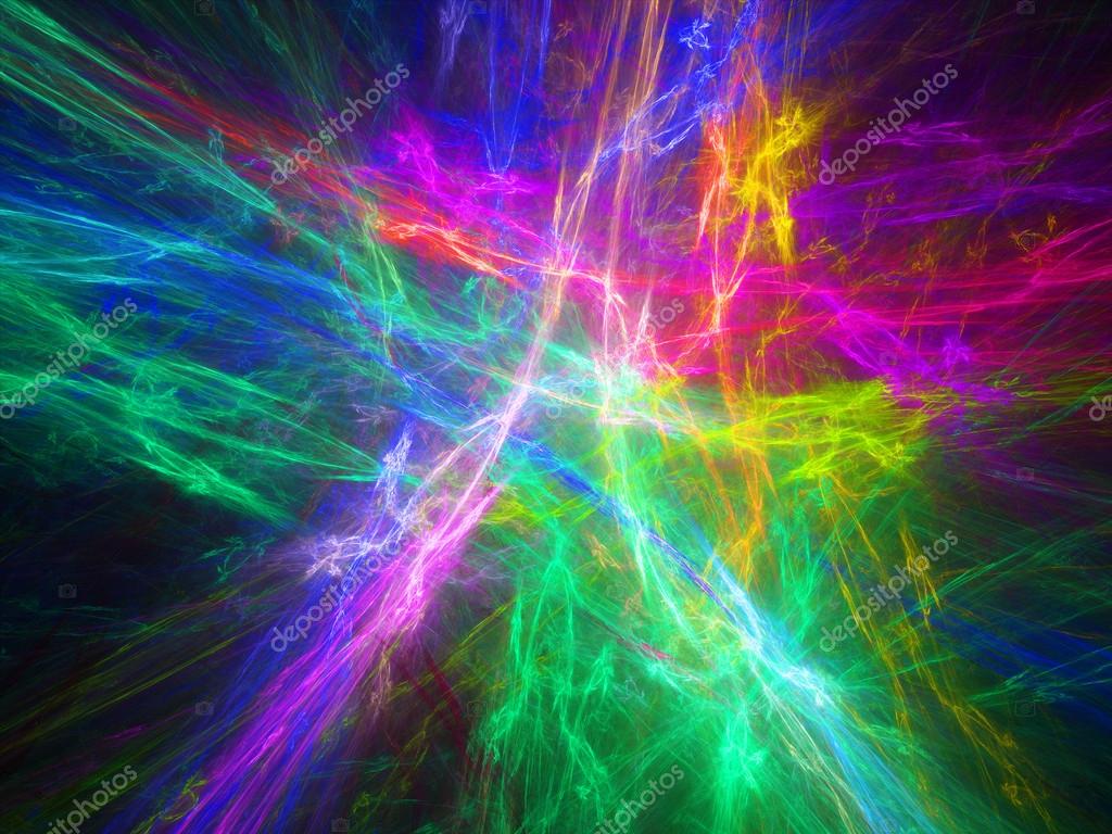 Multicolor Glowing Plasma In Space Stock Photo Image By C Sakkmesterke