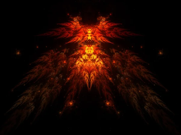 Diabeł fraktalna kształtu — Zdjęcie stockowe