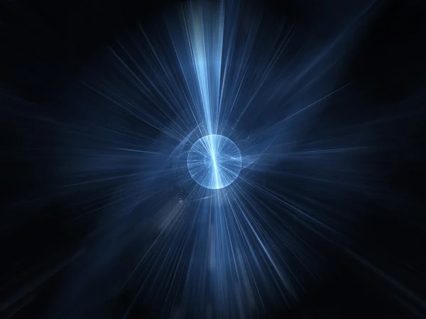 Взрыв в космосе — стоковое фото