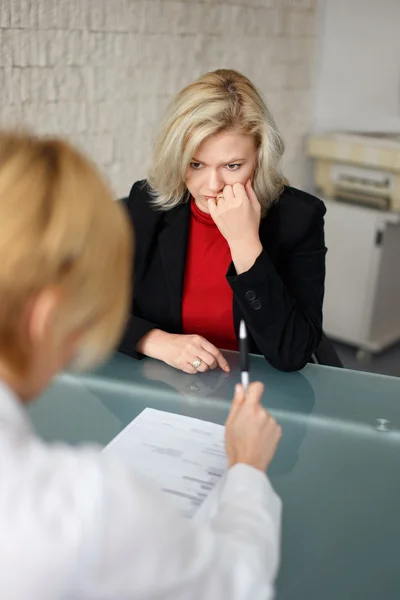 Despido o fracaso de la entrevista de trabajo — Foto de Stock