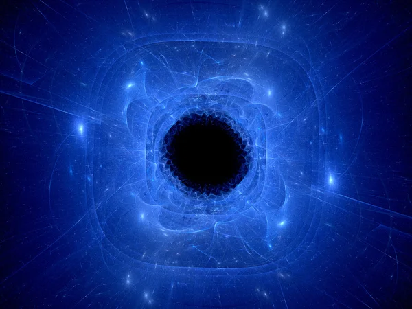 Wormhole in space — Stock Photo, Image