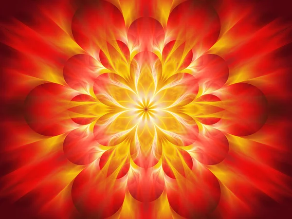 Fiery chakra flame — Stock Photo, Image