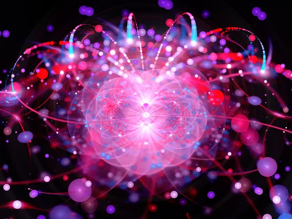 希格斯玻色子在大型强子对撞机 — 图库照片
